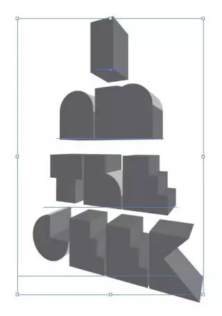 آموزش پوستر تایپوگرافی سه بعدی